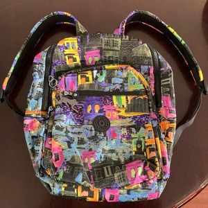Multi-Colored Kipling Backpack